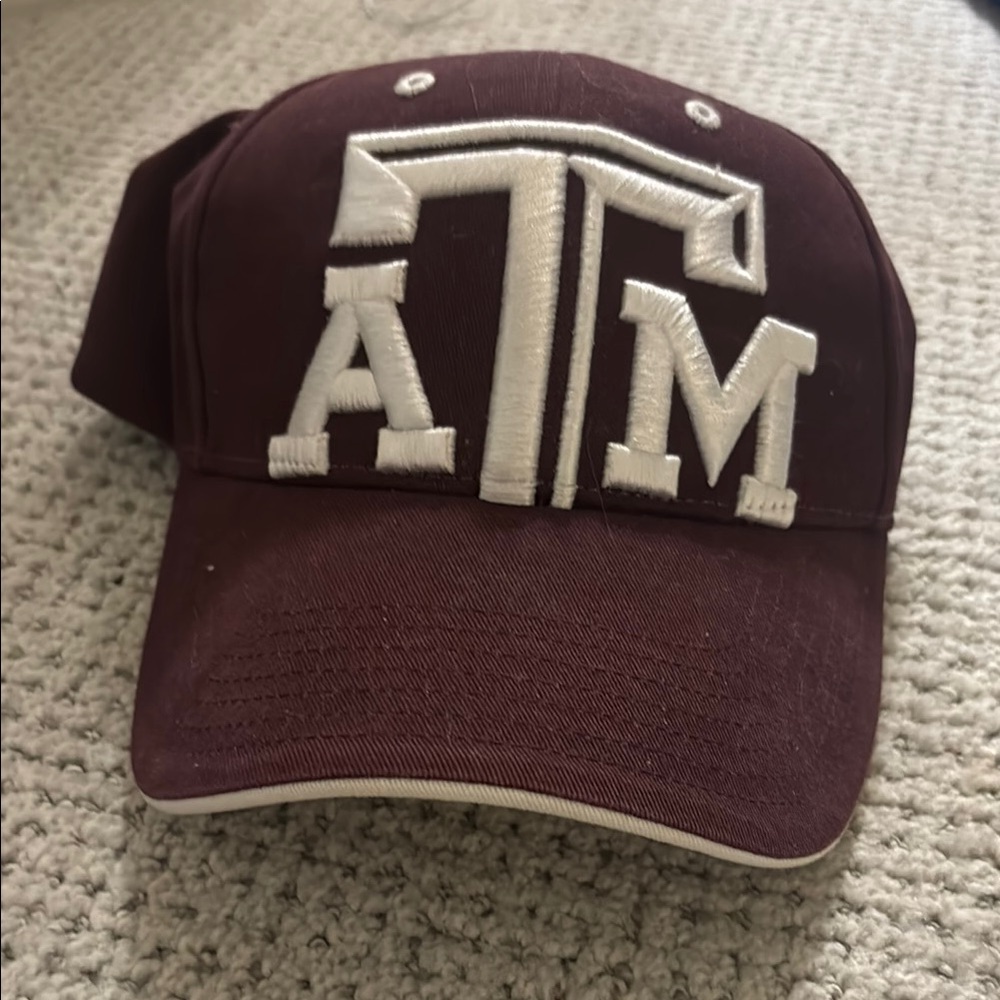 A&M Maroon Cap with White Embroidery